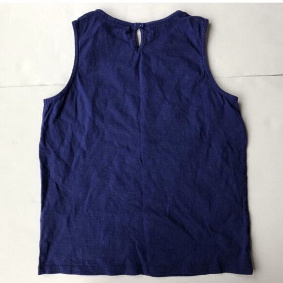 Mini Boden Heart Appliqué Tank Top Size 11/12 - Picture 4 of 5